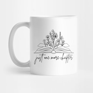 Just One More Chapter Flower Mug